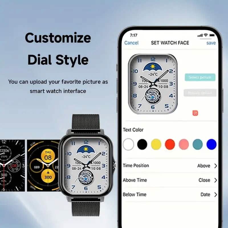 "Jayrab" Full Touch Screen Smart Watch