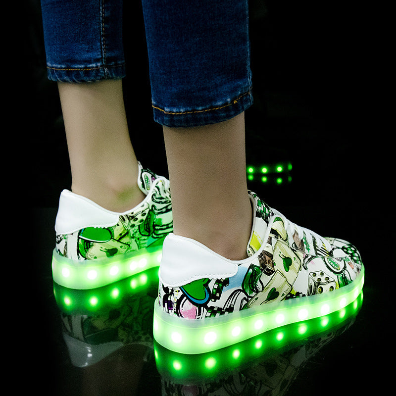 Unisex Fluorescent Lace-Up Sneakers | Breathable Candy Color Sports Shoes