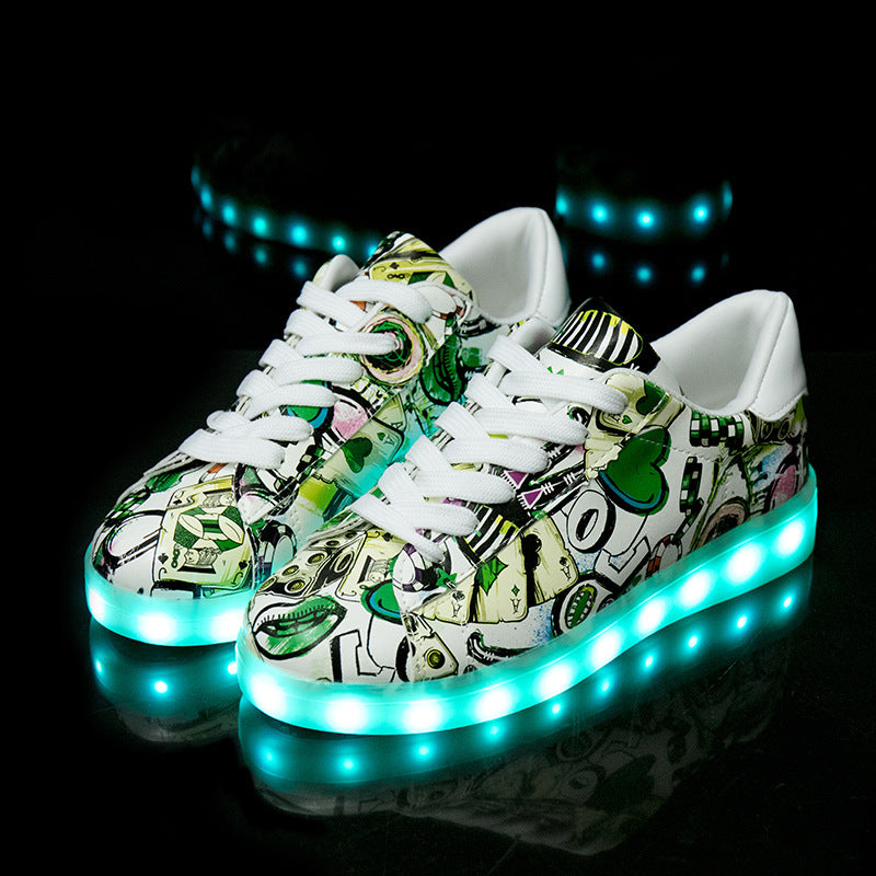 Unisex Fluorescent Lace-Up Sneakers | Breathable Candy Color Sports Shoes