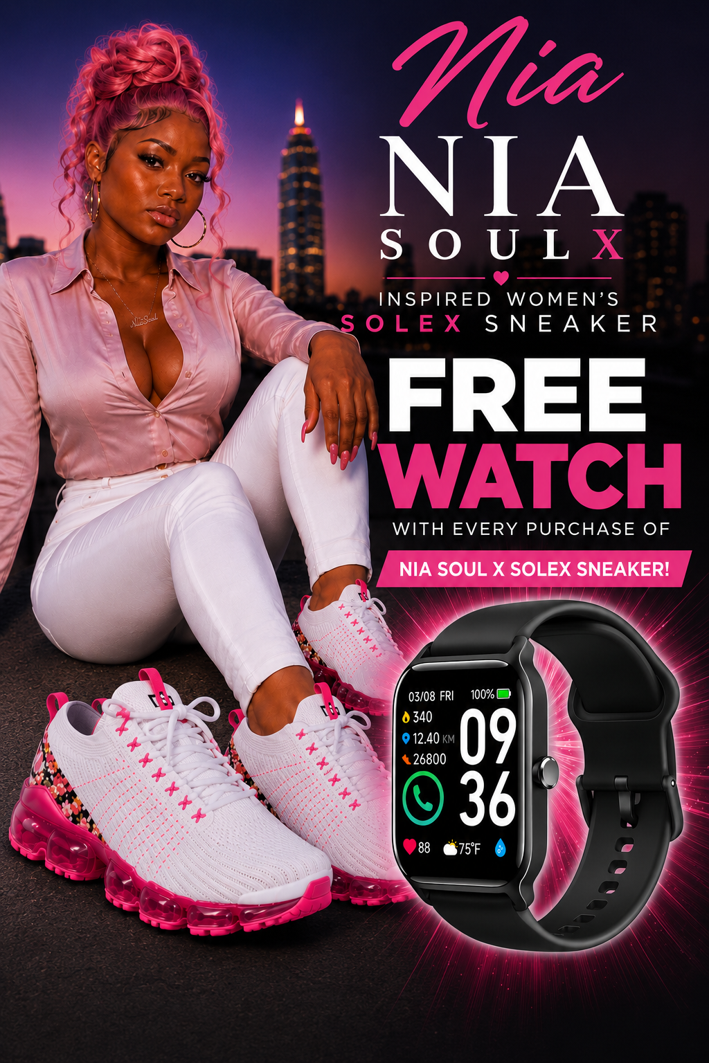 Nia SoulX Smart Watch