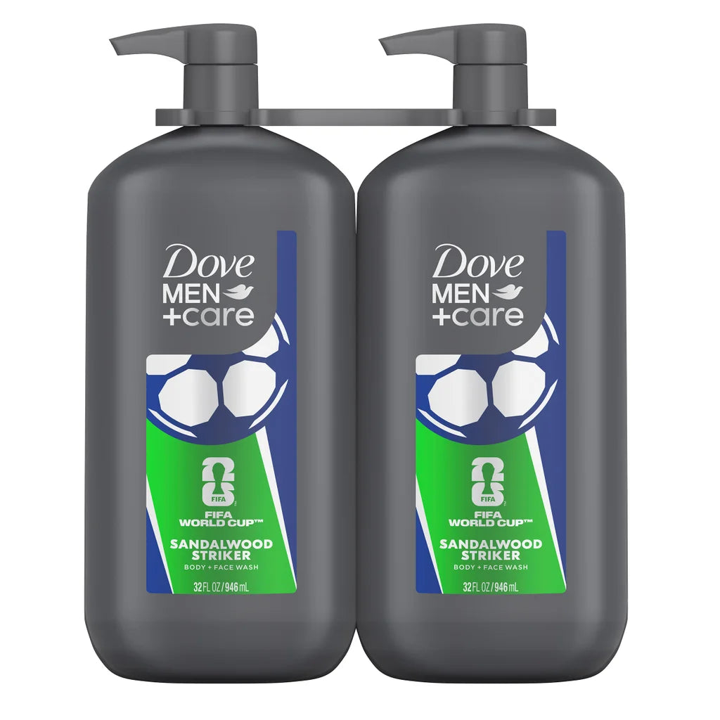 Dove Men +Care Body & Face Wash, 32 fl oz, 2-pack (2 Sets Left) SALE!!!!!!!