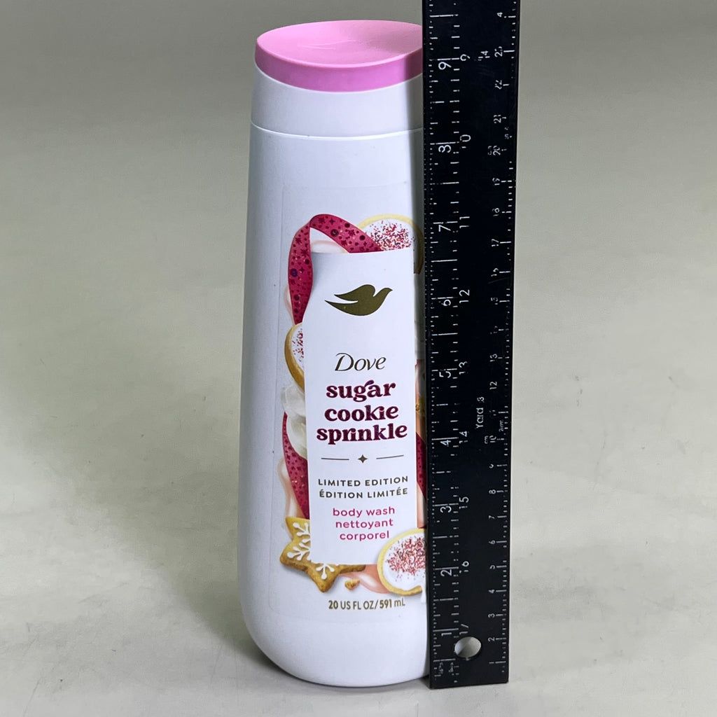 DOVE (2 PACK) Limited Edition Sugar Cookie Sprinkle Body Wash 20 fl oz
