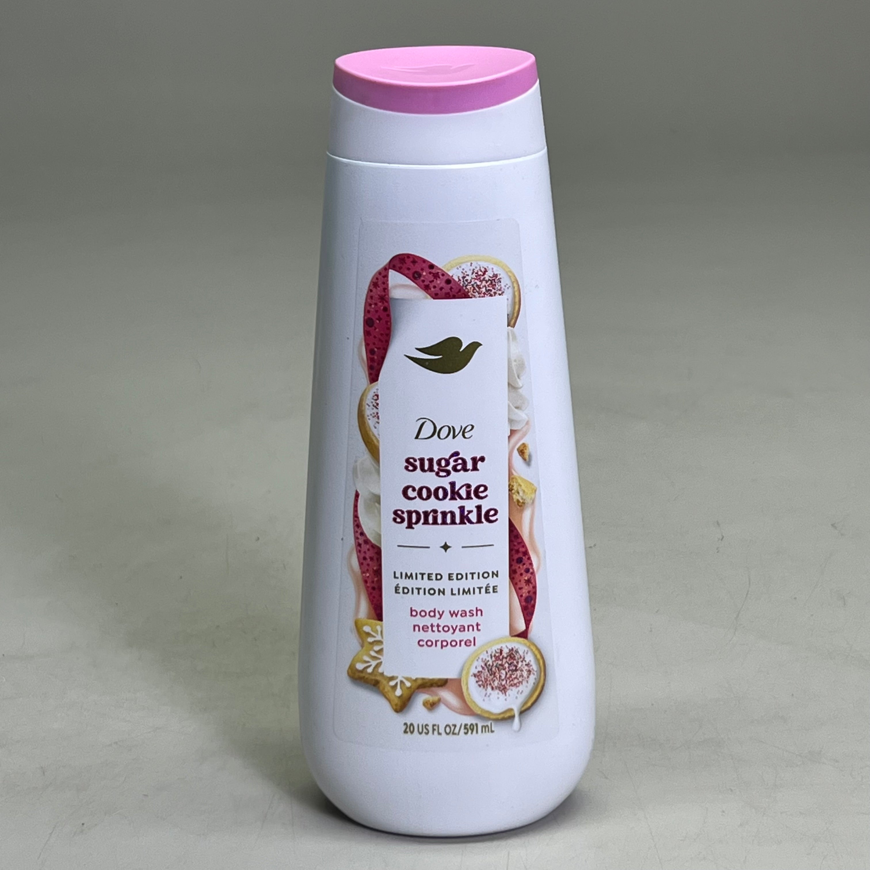 DOVE (2 PACK) Limited Edition Sugar Cookie Sprinkle Body Wash 20 fl oz