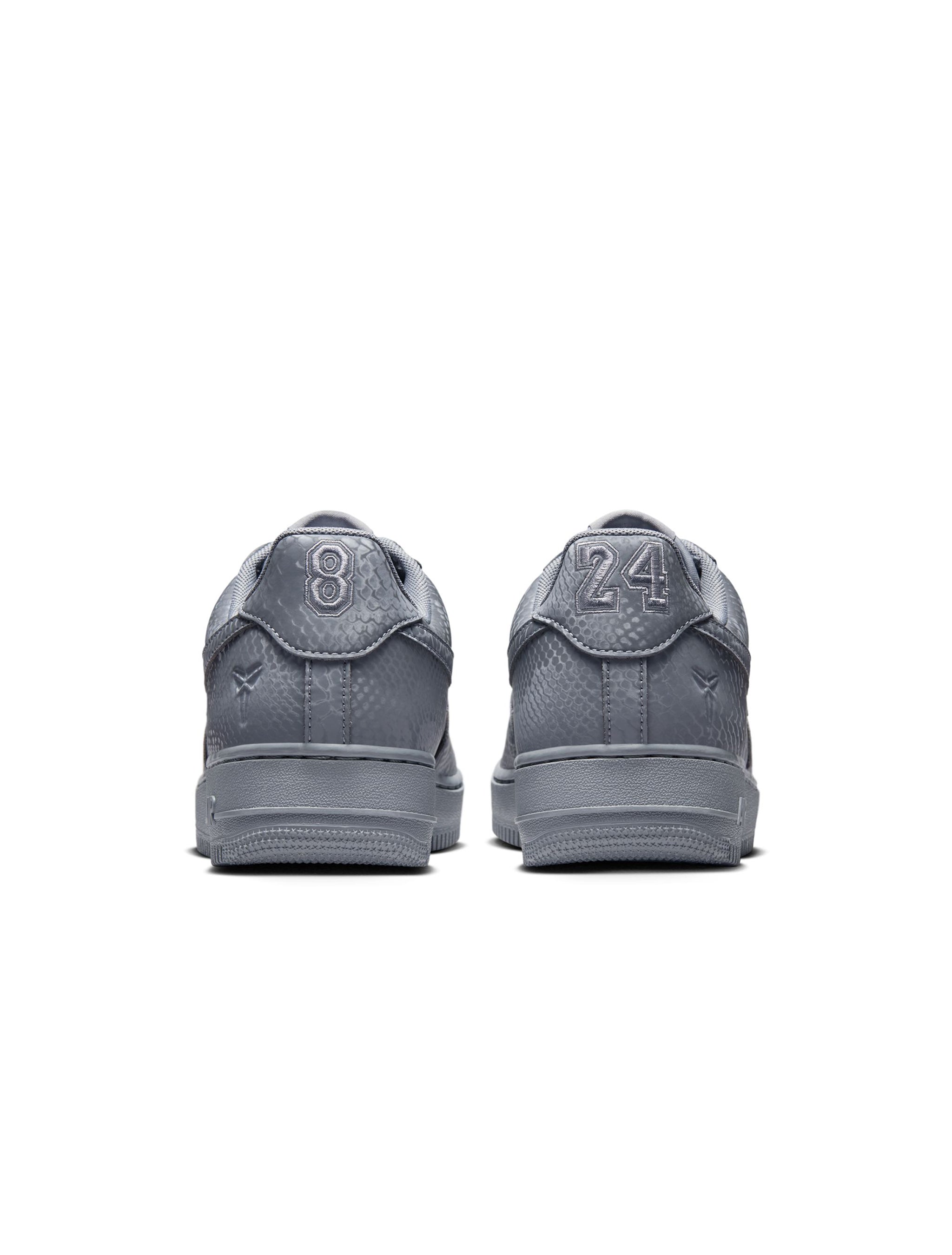 Nike Mens Kobe Air Force 1 Low - Wolf Grey