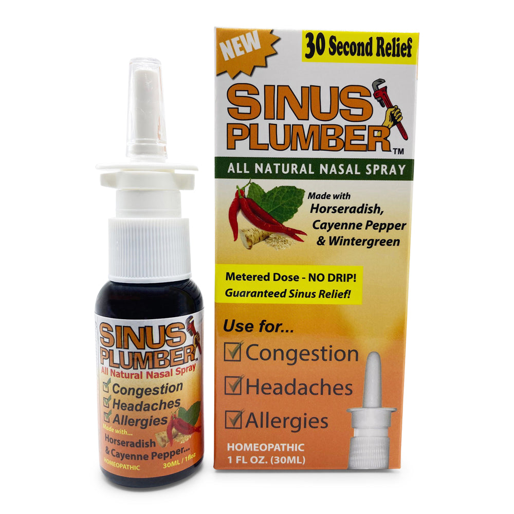 Sinus Plumber Natural Nasal Spray | Fast Sinus & Allergy Relief