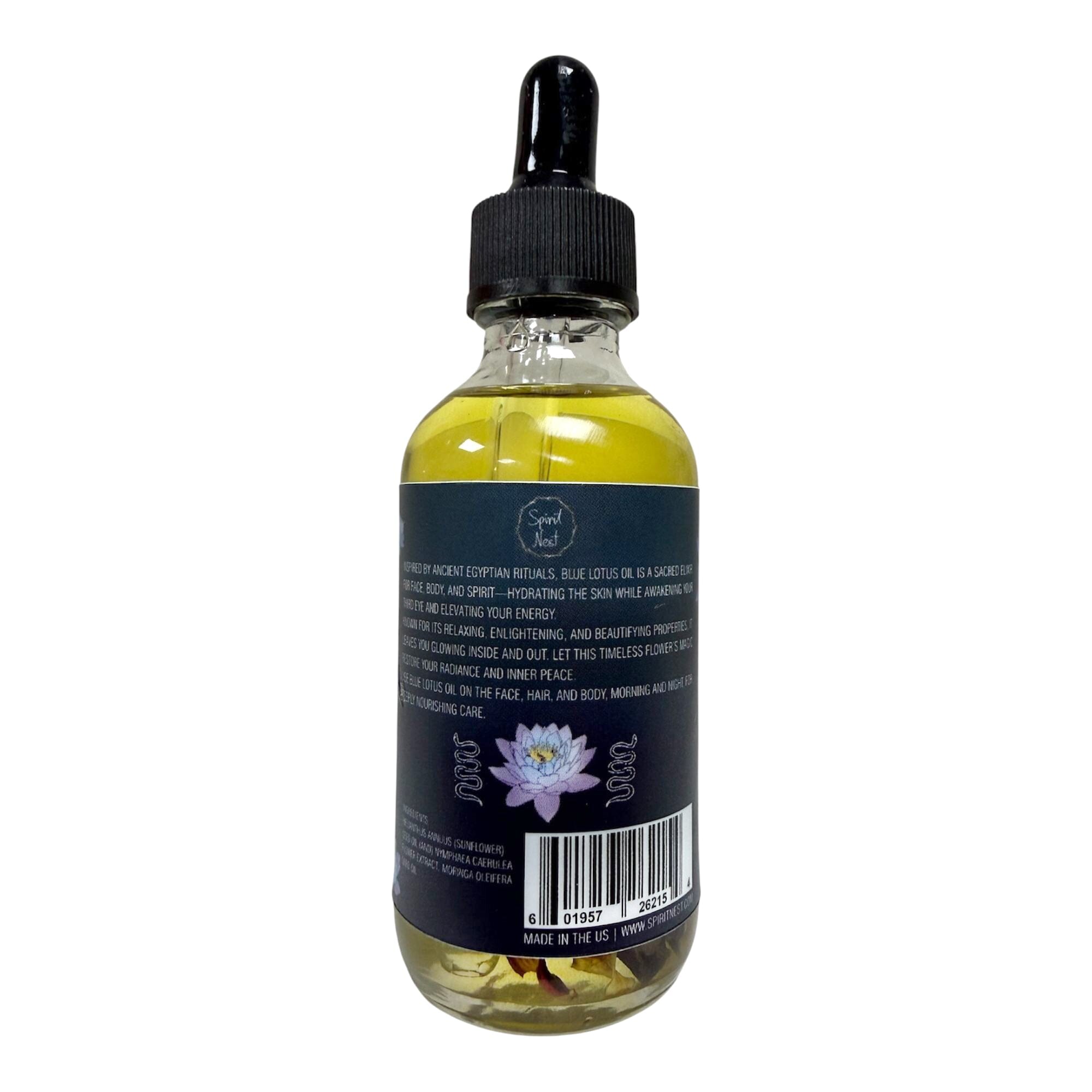 Blue Lotus Ritual Face Oil | Sacred Egyptian Elixir for Glow, Deep Calm & Spiritual Awakening |  Infused With Moringa 🩵🌿| Nourish & Awaken