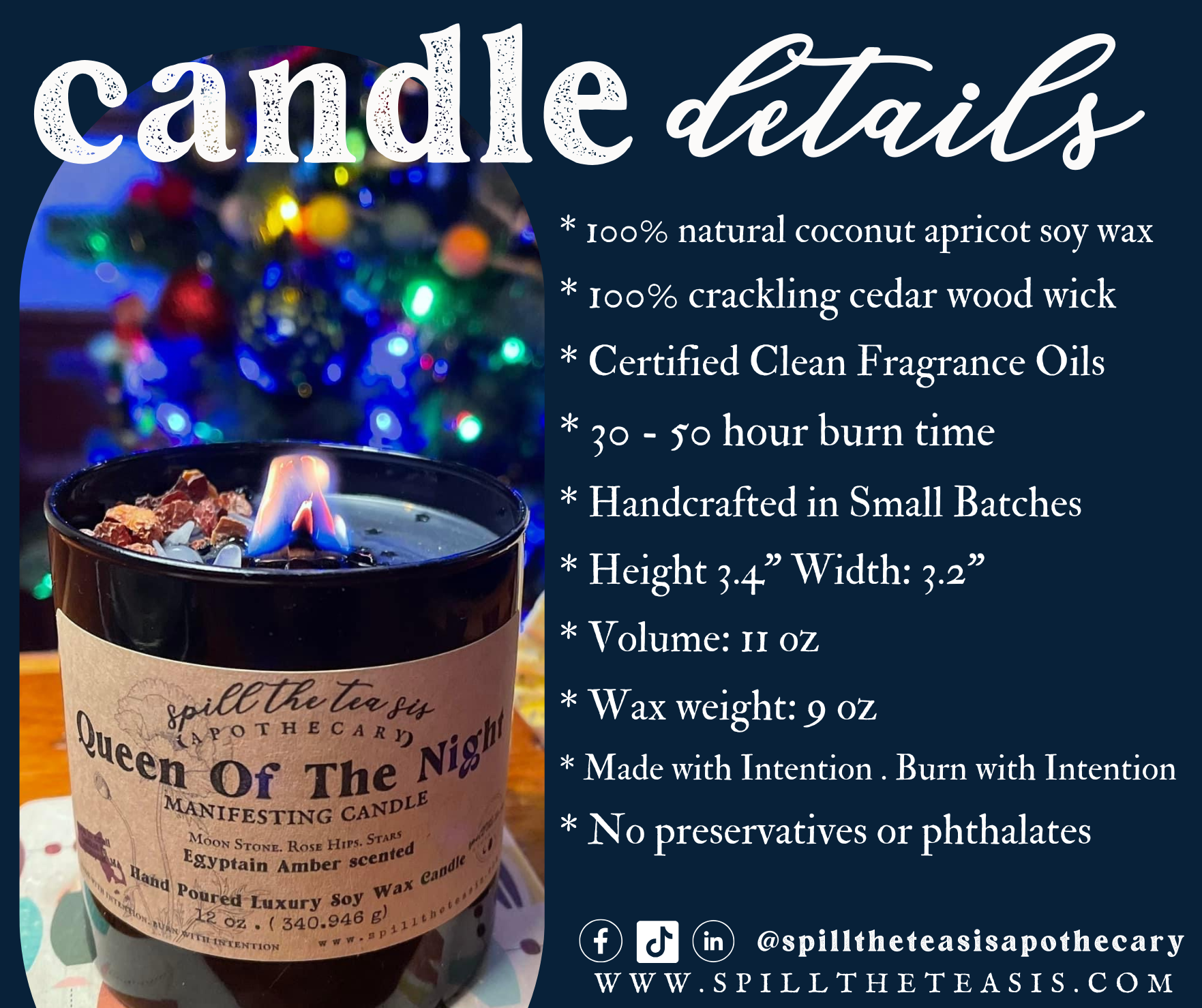 Midnight Margarita's Candle - 9oz - JAR COLOR MAY VARY