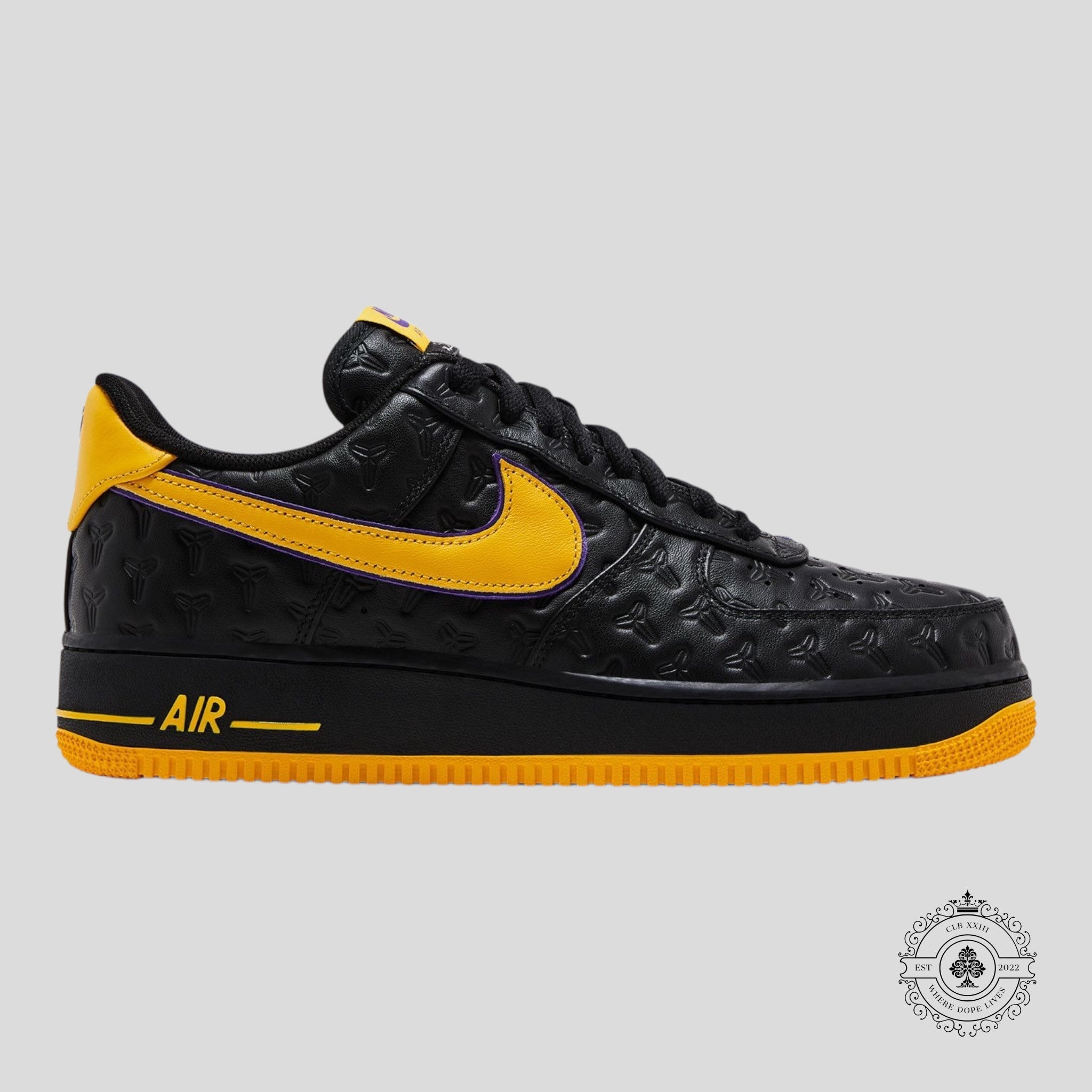 Nike Air Force 1 Low Kobe Bryant Lakers Away (Numbered Edition of 8,000)