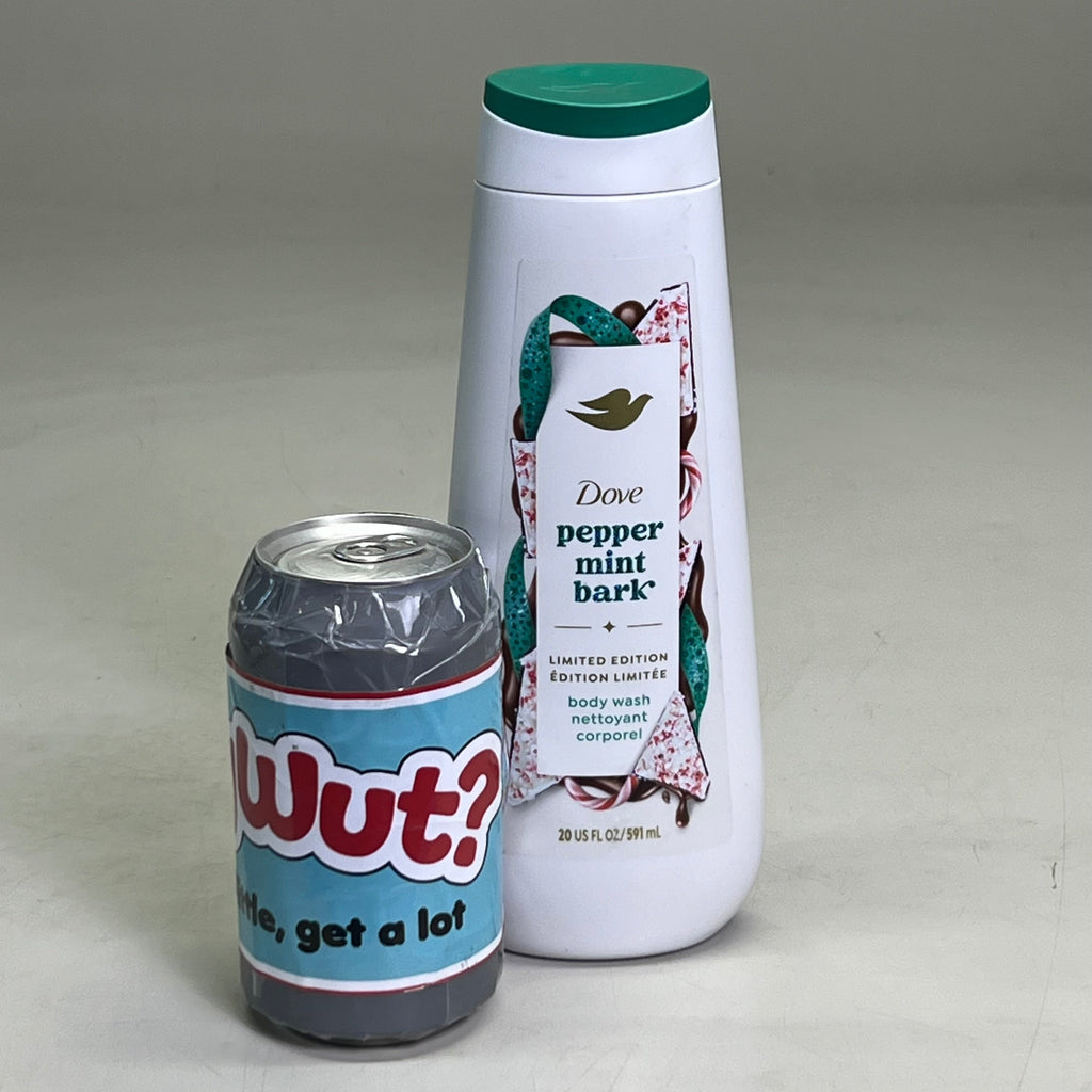 DOVE (2 PACK) Pepper Mint Bark Body Wash 20 fl oz White