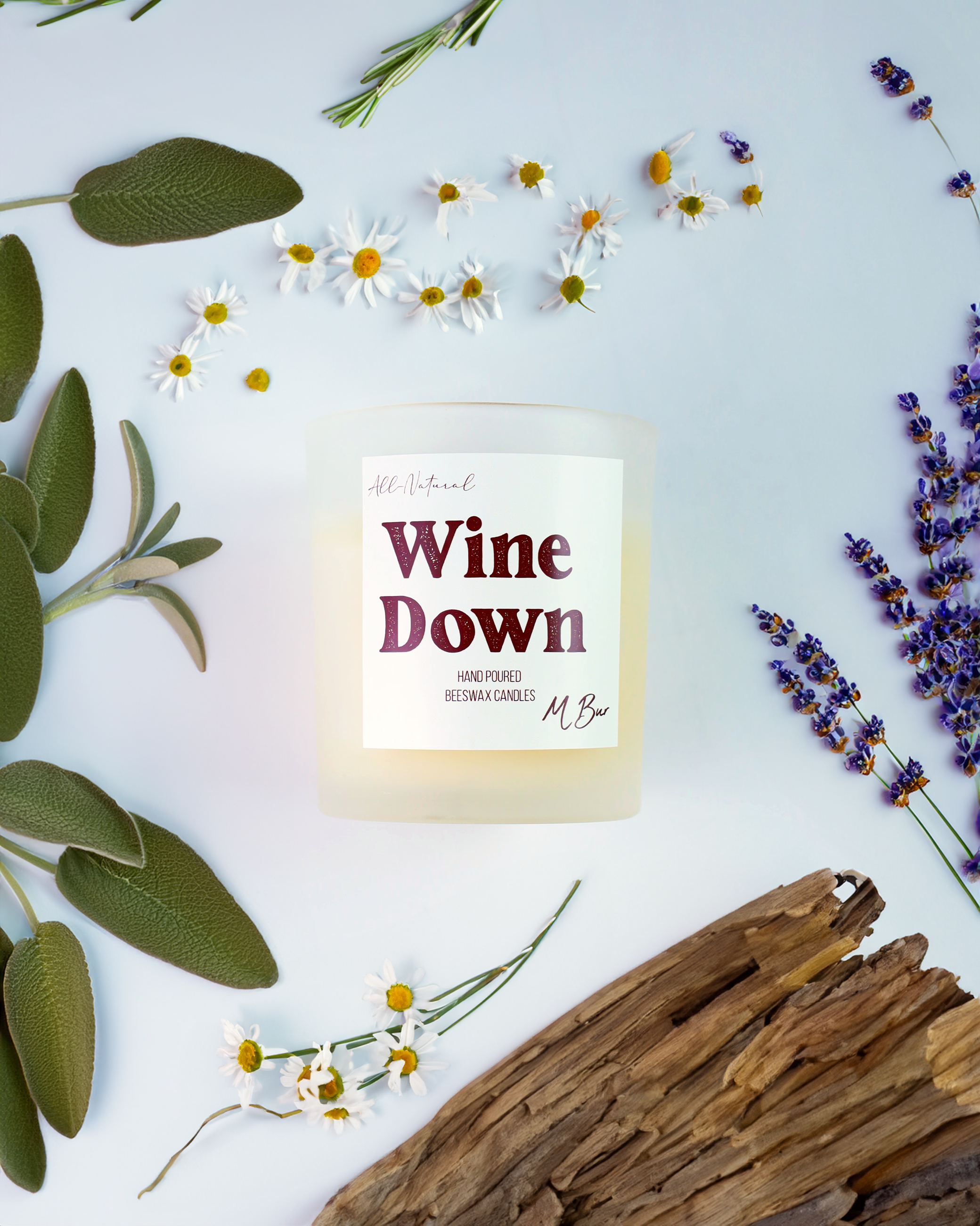 Wine Down Candle