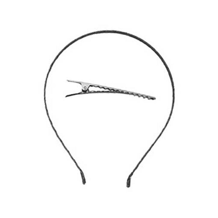 Feather Mesh Fascinator Headband