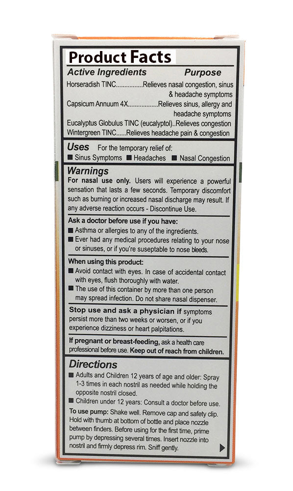 Sinus Plumber Natural Nasal Spray | Fast Sinus & Allergy Relief