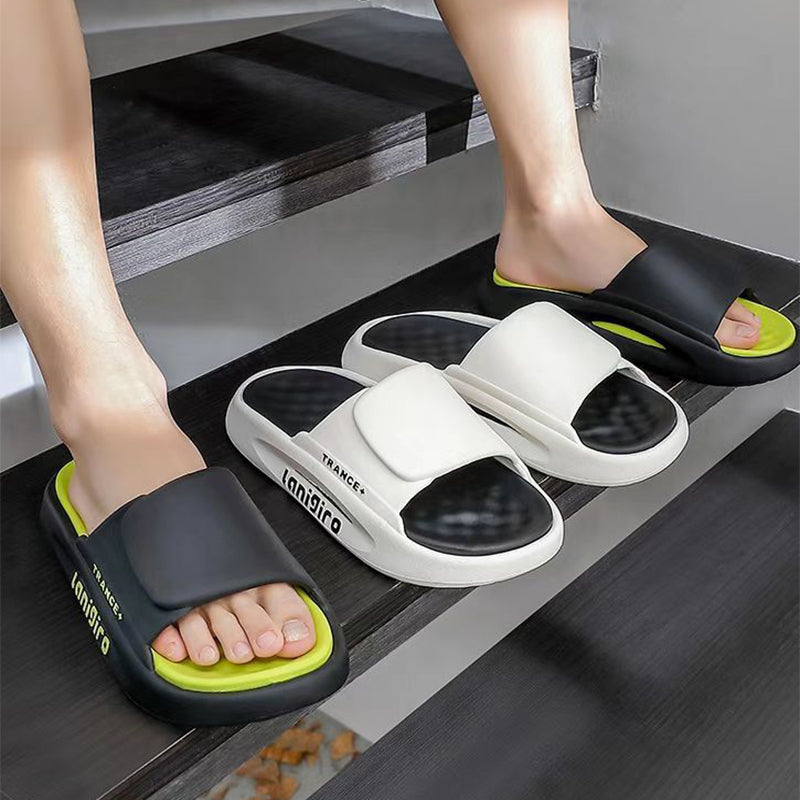 Unisex Non-Slip Indoor Slippers | Waterproof PVC Bathroom Home Shoes