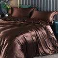 DecorBites™ Luxury Mulberry Silk Bedding Set - Queen/King Size
