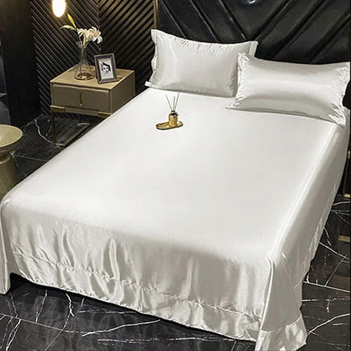 DecorBites™ Luxury Mulberry Silk Bedding Set - Queen/King Size