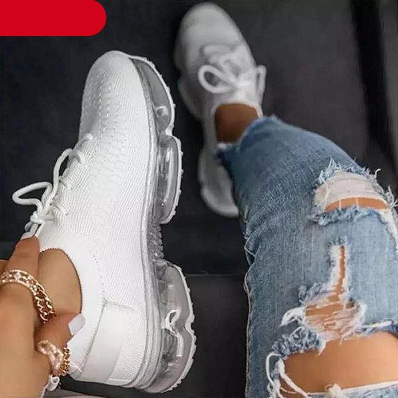 Nia SoulX Inspired Women's Vulcanize Stylish Sneakers Fashionable Luxury Summer Air Cushion Sole Running Lightweight Mesh Tennis Sneaker Fashion Athletic Walking Shoes Elegant Design