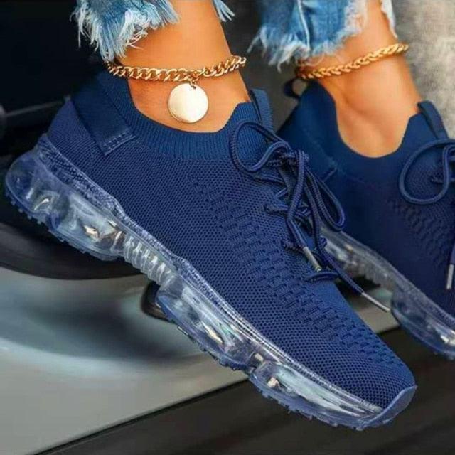 Nia SoulX Inspired Women's Vulcanize Stylish Sneakers Fashionable Luxury Summer Air Cushion Sole Running Lightweight Mesh Tennis Sneaker Fashion Athletic Walking Shoes Elegant Design