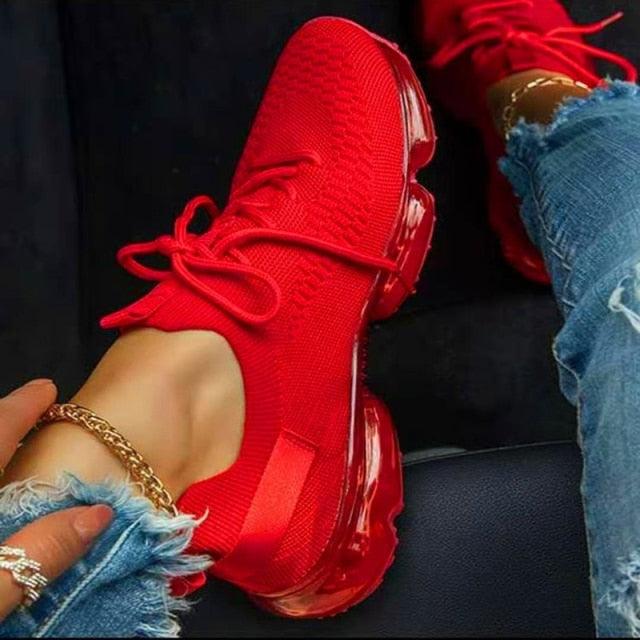 Nia SoulX Inspired Women's Vulcanize Stylish Sneakers Fashionable Luxury Summer Air Cushion Sole Running Lightweight Mesh Tennis Sneaker Fashion Athletic Walking Shoes Elegant Design